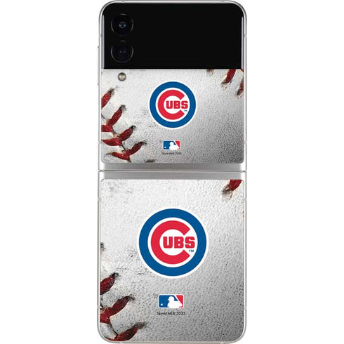 MLB Chicago Cubs Game Ball Galaxy Z Flip4 5G Skin